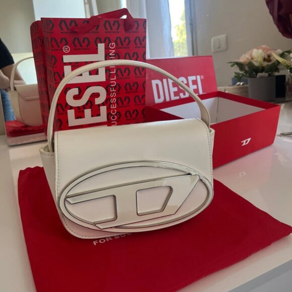 Diesel 1DR white bag